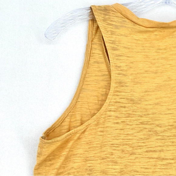 Altar’d State Women’s Twist Front Tank Top Large Mustard Yellow Casual - Picture 7 of 15